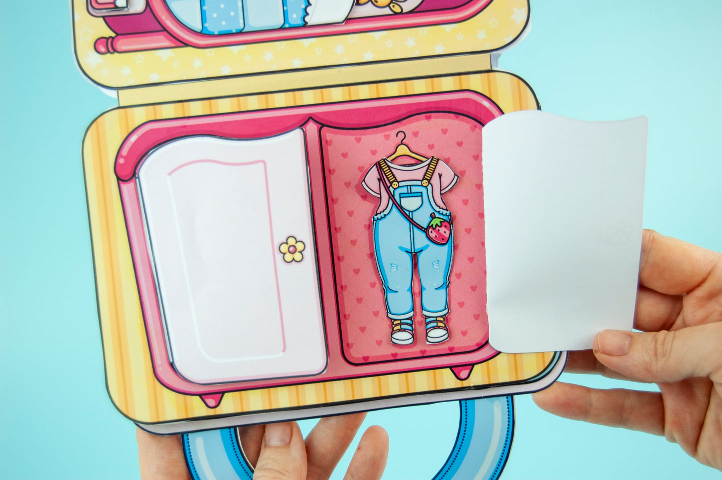Printable Baby Jenny Handbag House Craft Kit - DIY Paper Doll Template for Kids, Creative Play Activity, Digital Download