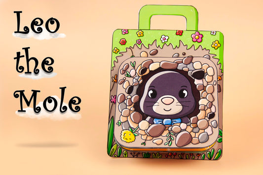 Printable Mole Craft Kit - DIY Paper Doll Template for Kids, Creative Home Activity, Digital Download