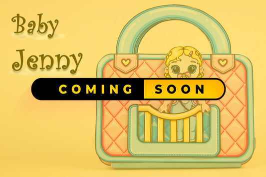 Printable Baby Jenny Handbag House Craft Kit - DIY Paper Doll Template for Kids, Creative Play Activity, Digital Download